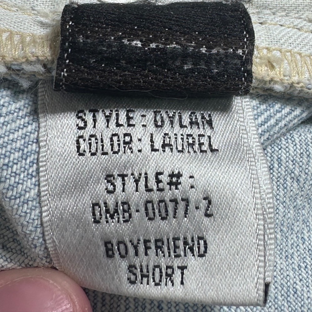 Lovers + Friends Dylan Boyfriend Short Laurel Light‎ Wash Distressed Cuffed 27 - Picture 6 of 6